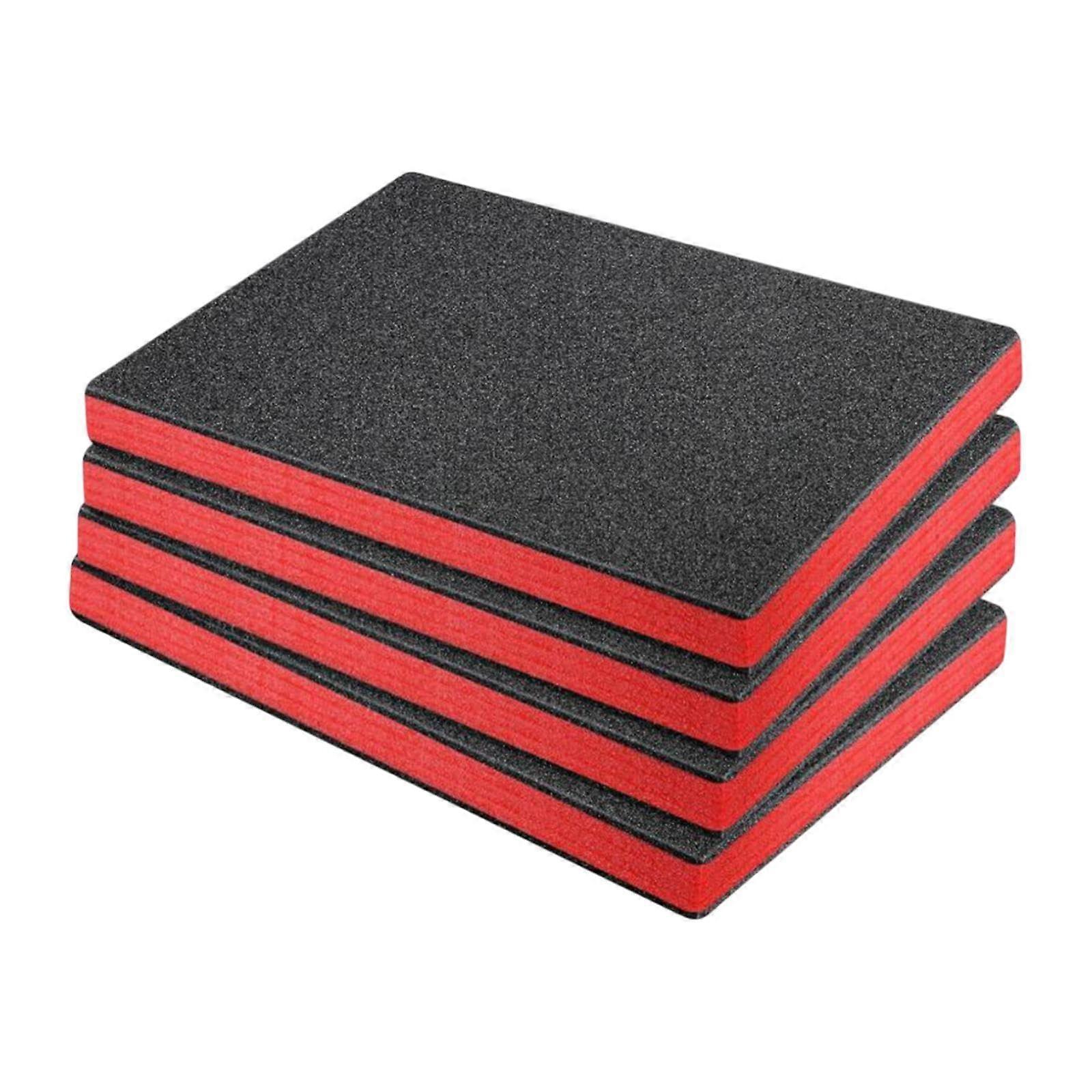 4Pcs Foam Inserts for Tool Cases Cuttable EPE Sheets ShockAbsorbing Padding for DIY Storage 50x33.5x5cm
