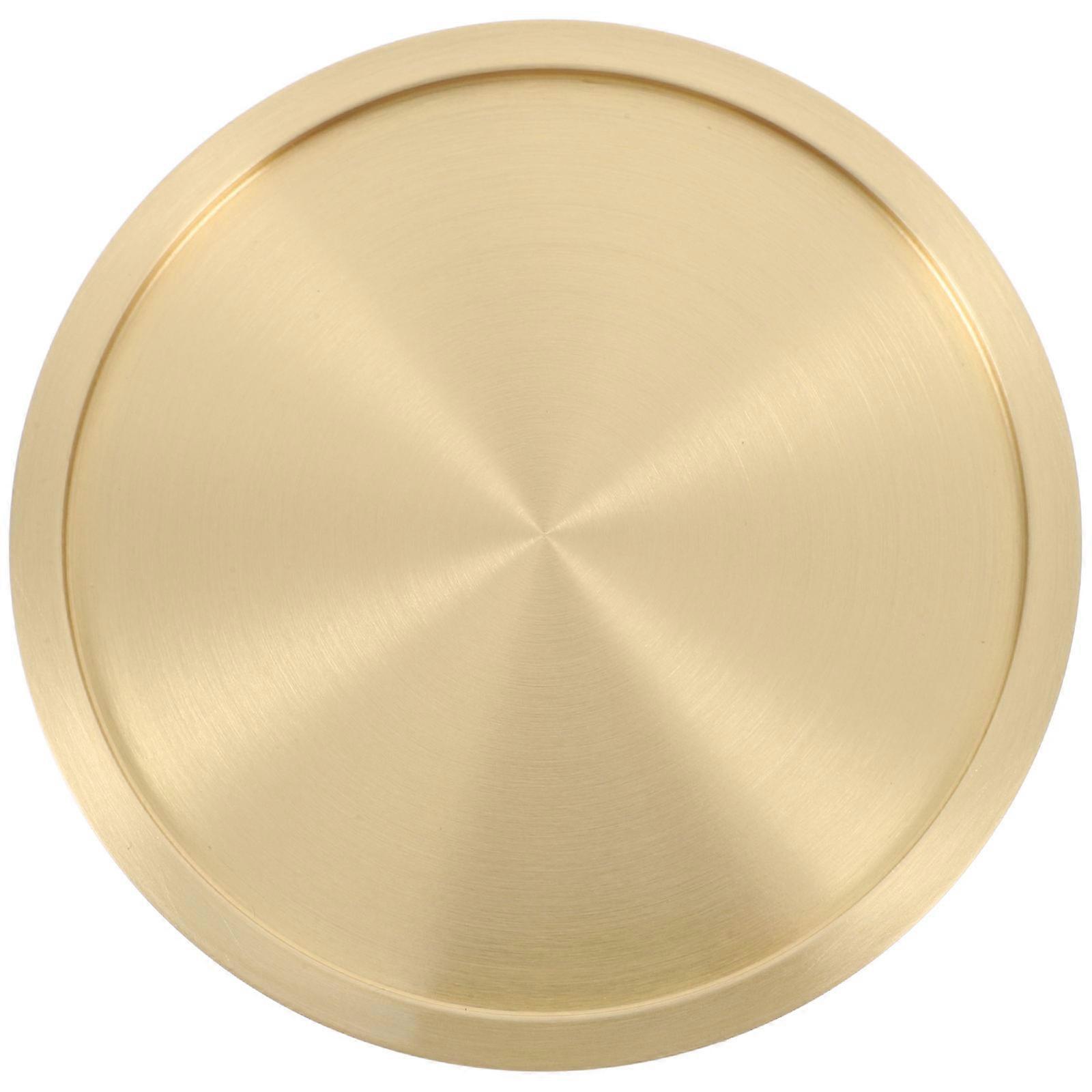 Copper Teacup Coaster for Tea Cup Storage Tray Office Use