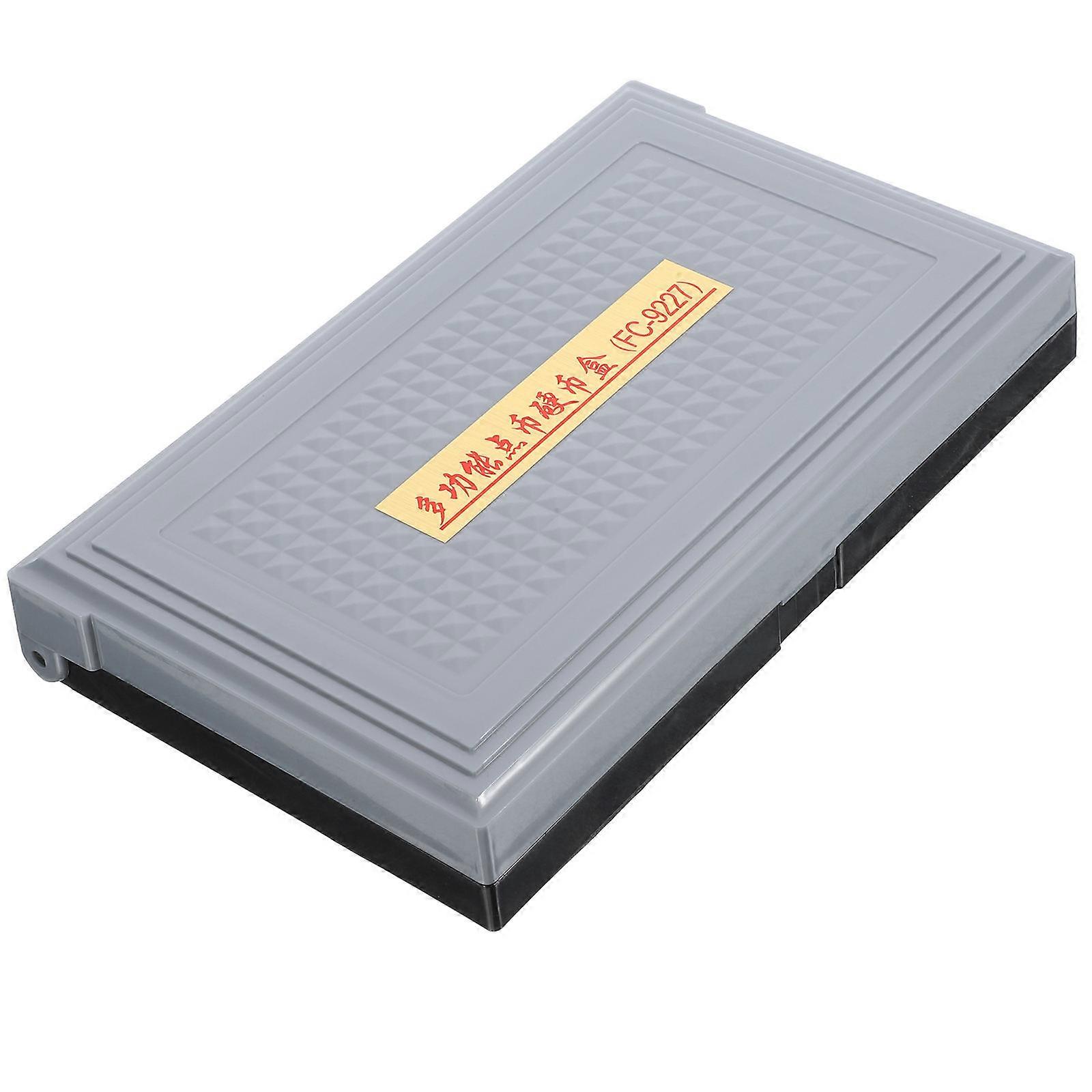 Coin Case Sturdy Multi-Grid Coin Storage for Household Use Black