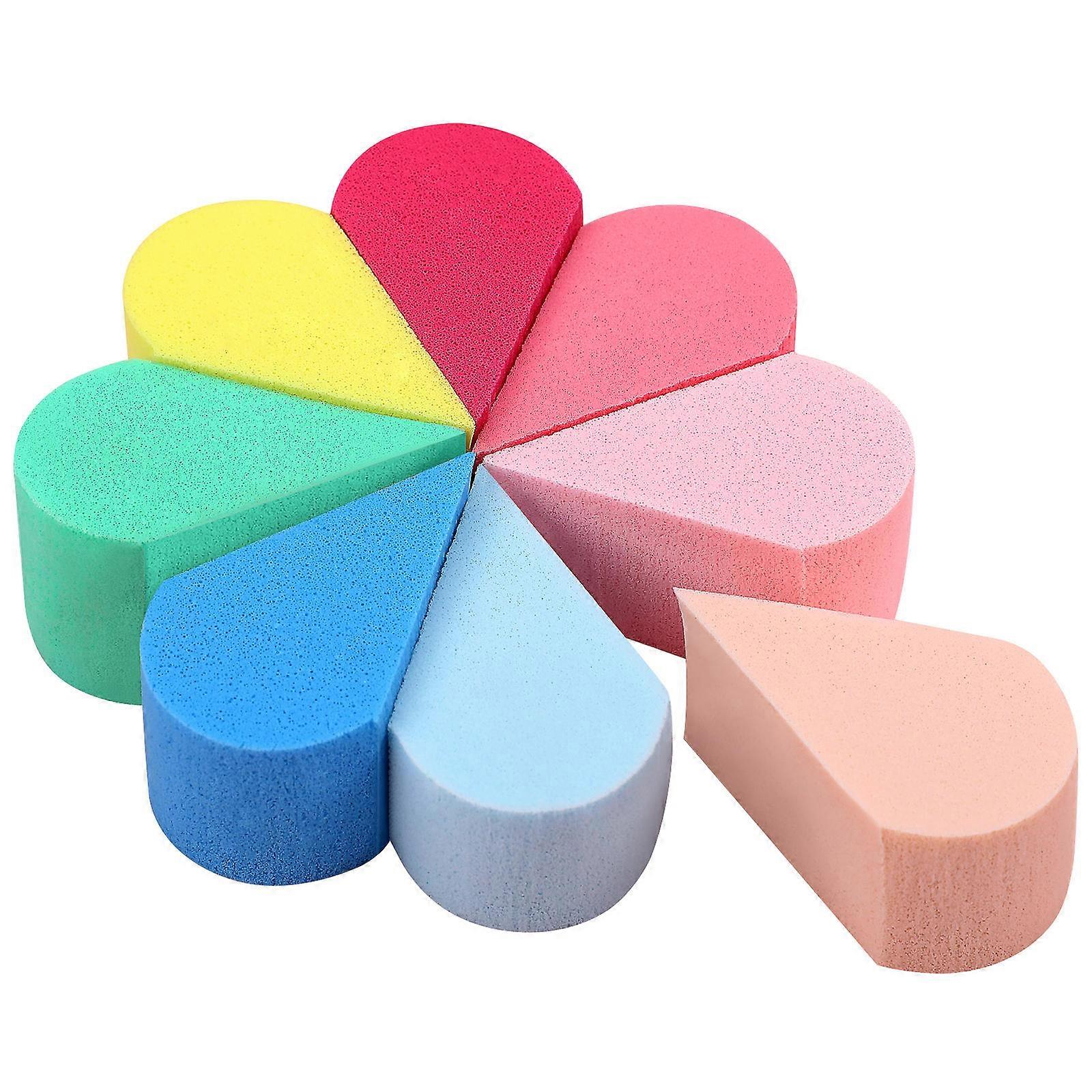 Makeup Sponge Petal Shape Applicator for Foundation 8Pcs Assorted