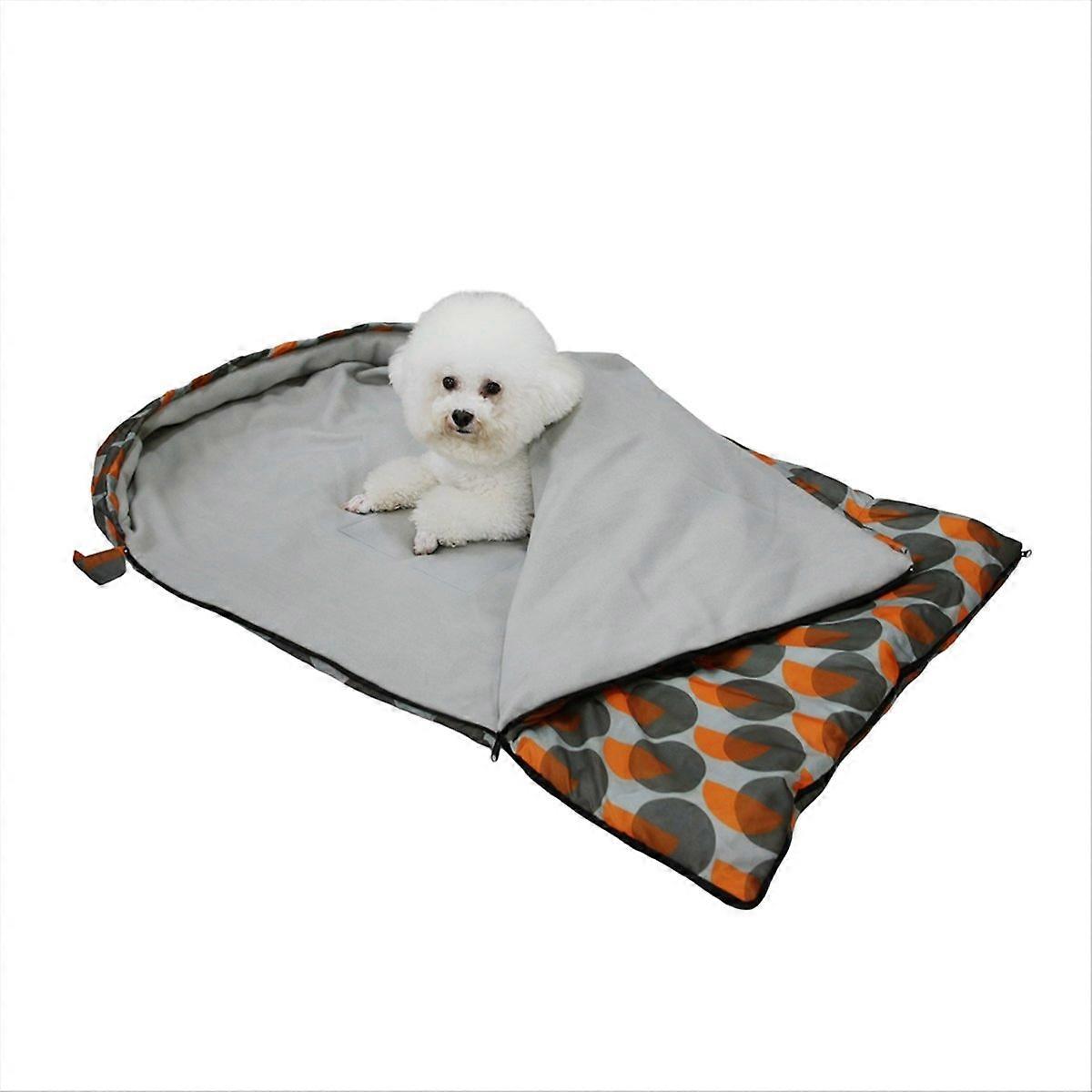 Adjustable Temperature Heating Pet Sleeping Bag Plush Sleeping Bag