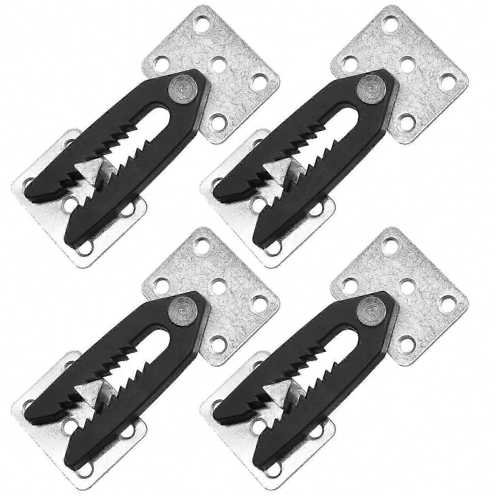 4-Pack Durable Sectional Couch Clips with Screws, Sturdy Sofa Interlocking Hardware for Secure Connections