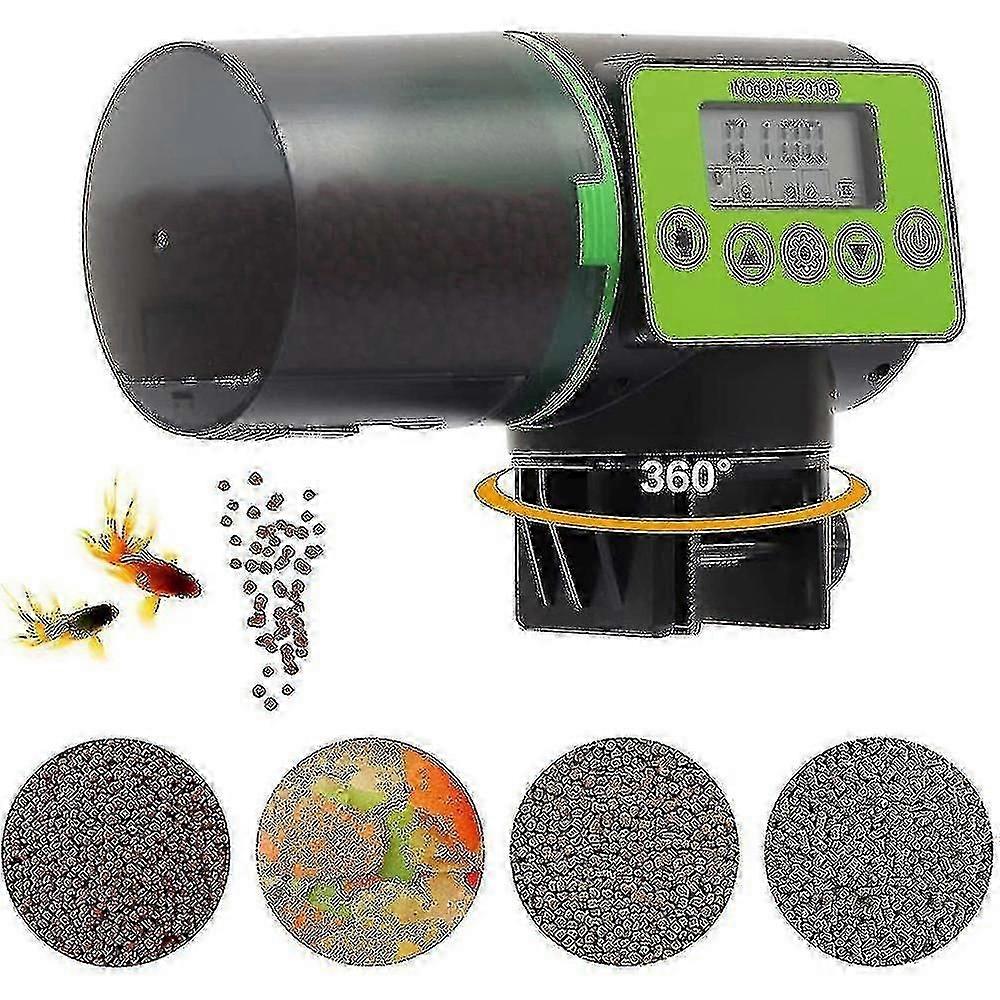 Automatic Fish Feeder with USB Charger Cable for Aquariums