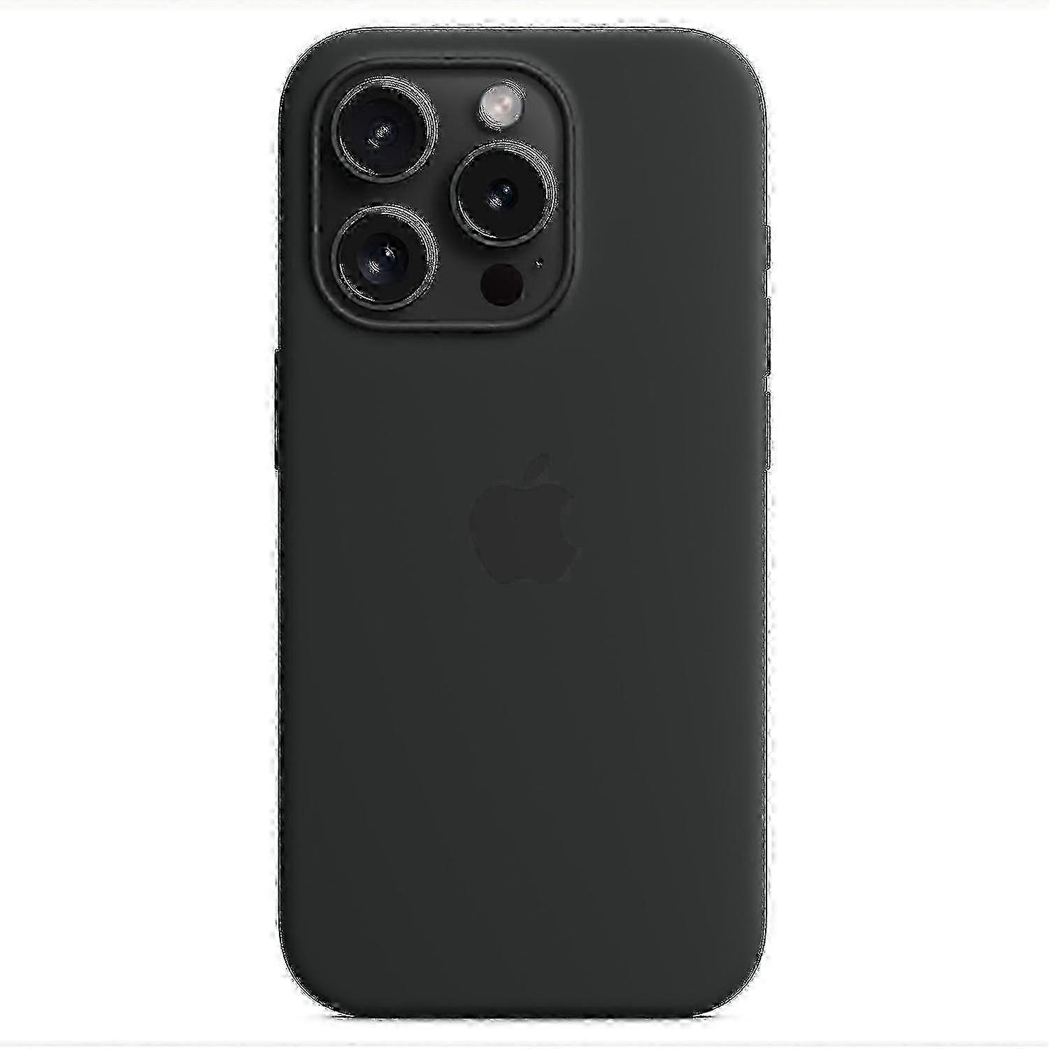 Capa de silicone para celular com MagSafe e design protetor para iPhone 15 Pro
