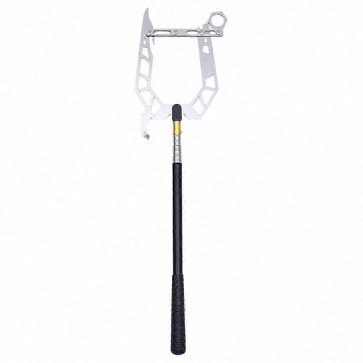 Telescoping Dock Hook for Boating - Multi-Function Long Reach Tool for Mooring Lines and Cable Guidance