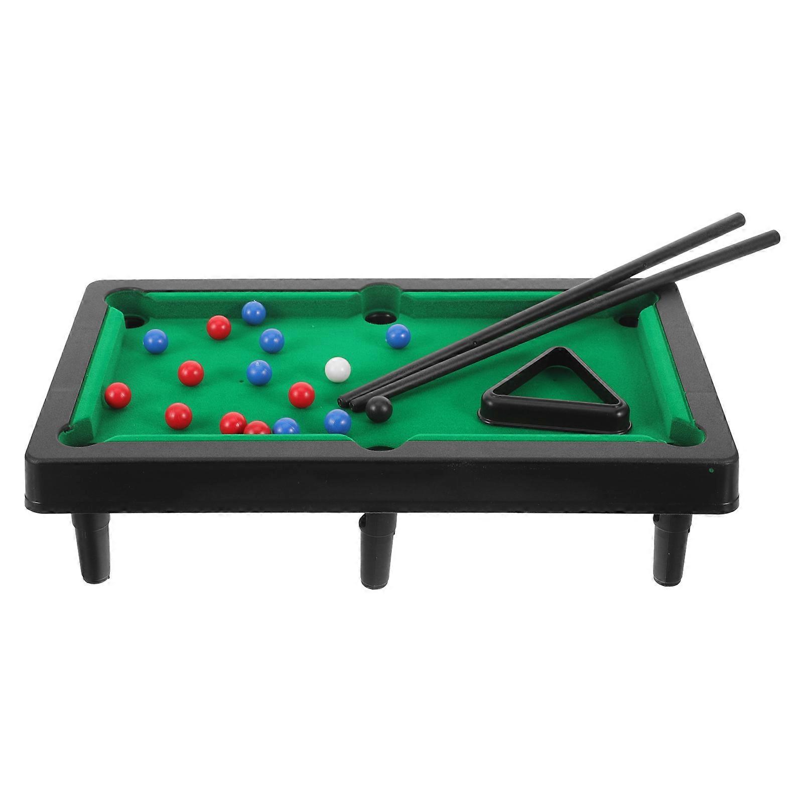 Pool Table Miniature Desktop Billiards Set for Pets 1Set Assorted Color