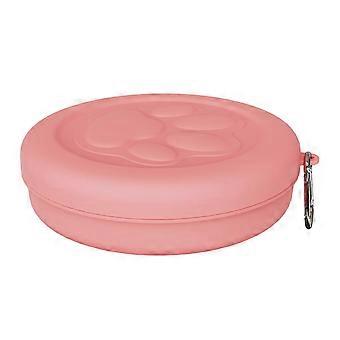Travel Pet Feeding Watering Bowl with Lid PP Leak Proof for Small Medium Dogs Cats Walking Camping Hiking Outings