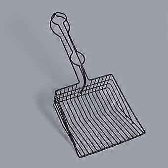 Stainless Steel Cat Litter Scoop with Deep Shovel and Ergonomic Handle for Efficient Cleaning