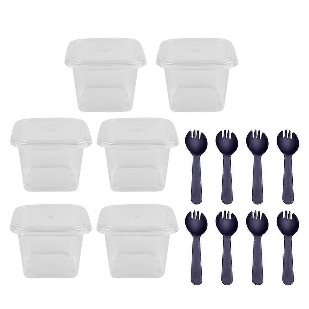 Cake Box Disposable Mousse Cake Box for Packaging Use 50Sets