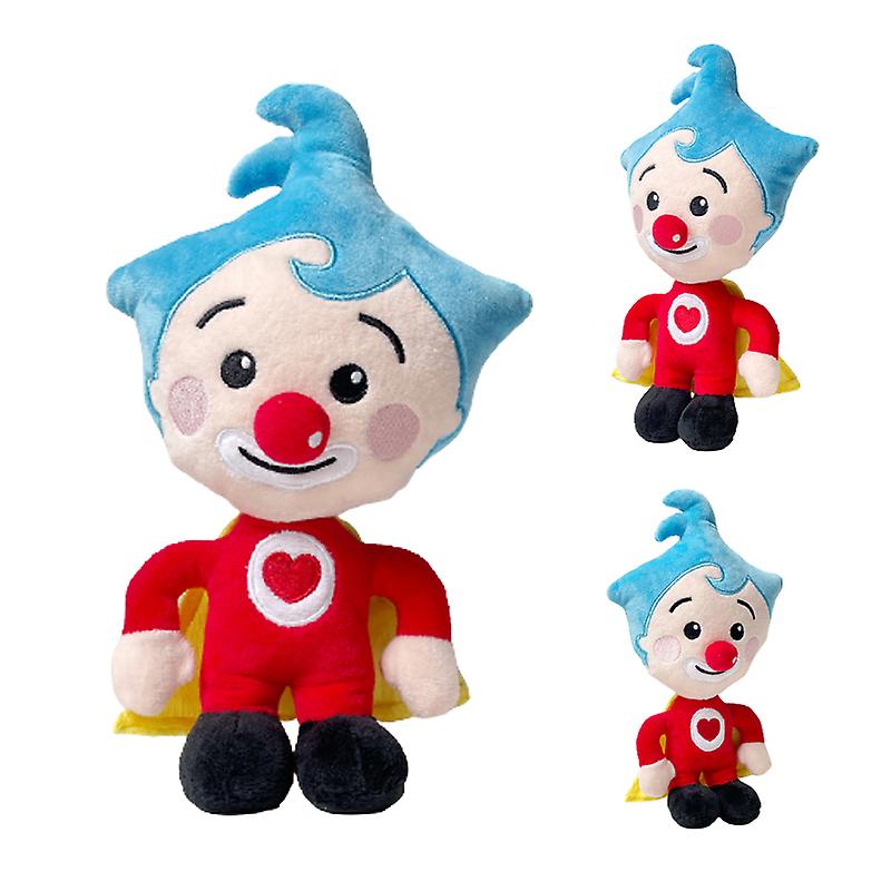 25cm Cute Clown Plush Toy Cartoon Animation Plush Doll Plushie Soft Gift Toys