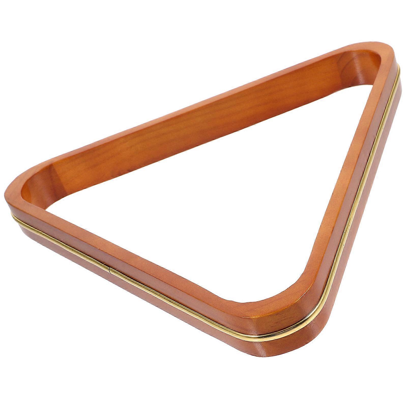 Billiard Ball Storage Rack Snooker Fixing Rack Wood Pool Table Part Triangle Billiard Holder