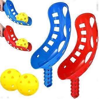 2 Sets Outdoor Toy Double Play Balls Scoop Catch Game Sports Outdoor Games Catcher Scoop Toy Catch Balls