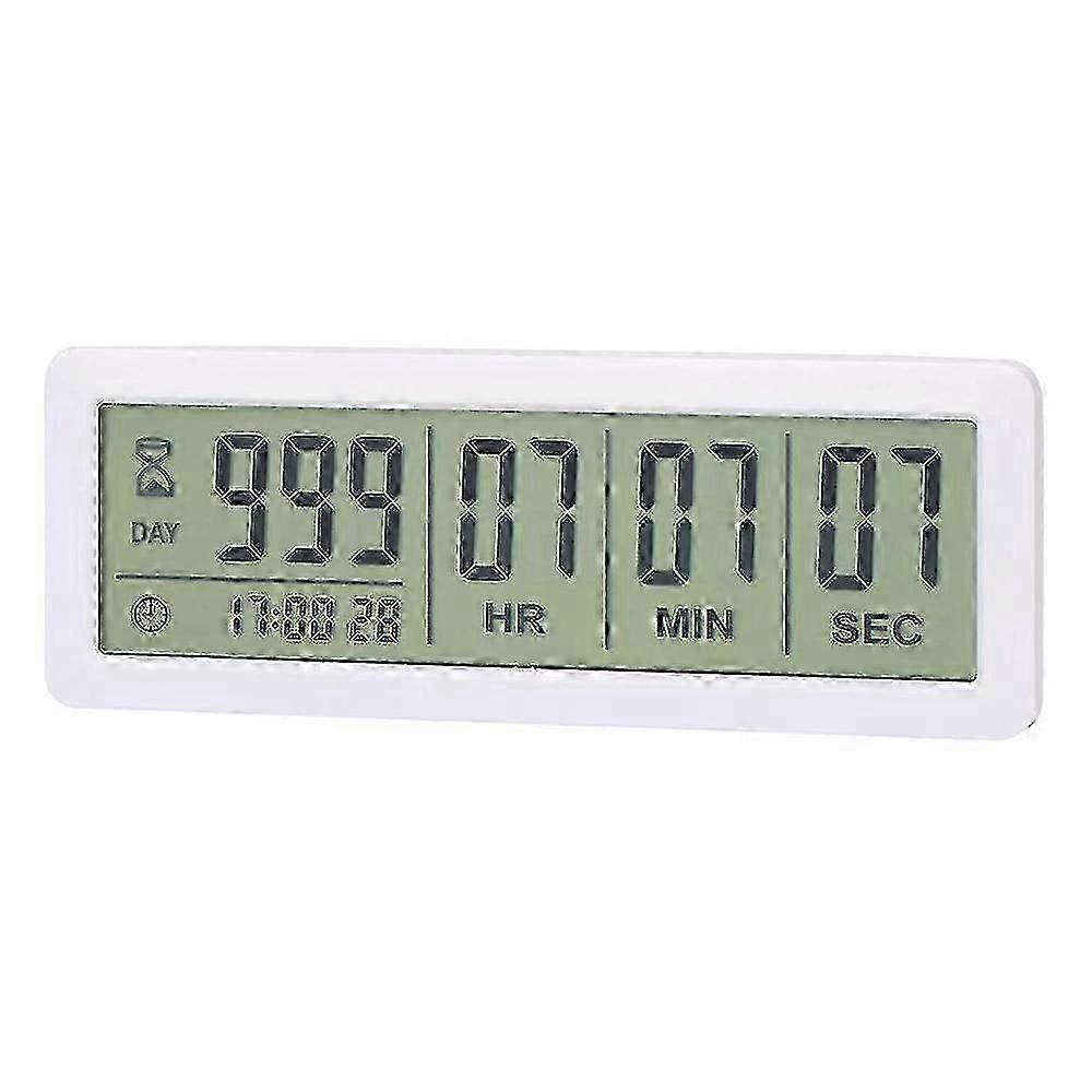 2026PING-Big Digital Countdown Days Timer Clock - 999 Days Count Down Clock Timer For Graduation Lab Kitchen (tangling)