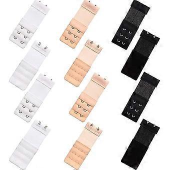 12 stuks dames zachte comfortabele elastische bh extenders bh verlengriem 2 haak 3 rij dames bh extender bh band