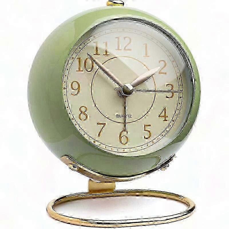 Classic Analog Table Clock with Night Visibility Feature