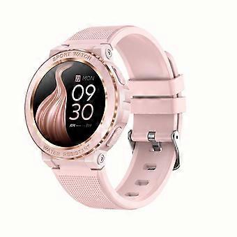 Vrouwen Smart Watch Waterdicht met Beantwoorden/Bellen en Slimme Herinnering voor iPhone Android Roze