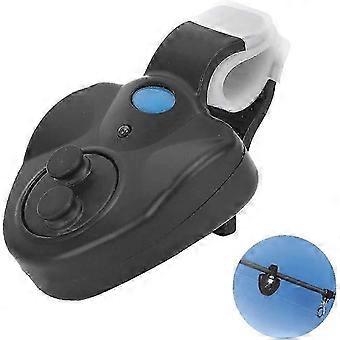 Electronic Fishing Bite Alarm with LED and Sound Alert, Clip-On Design for Night Fishing