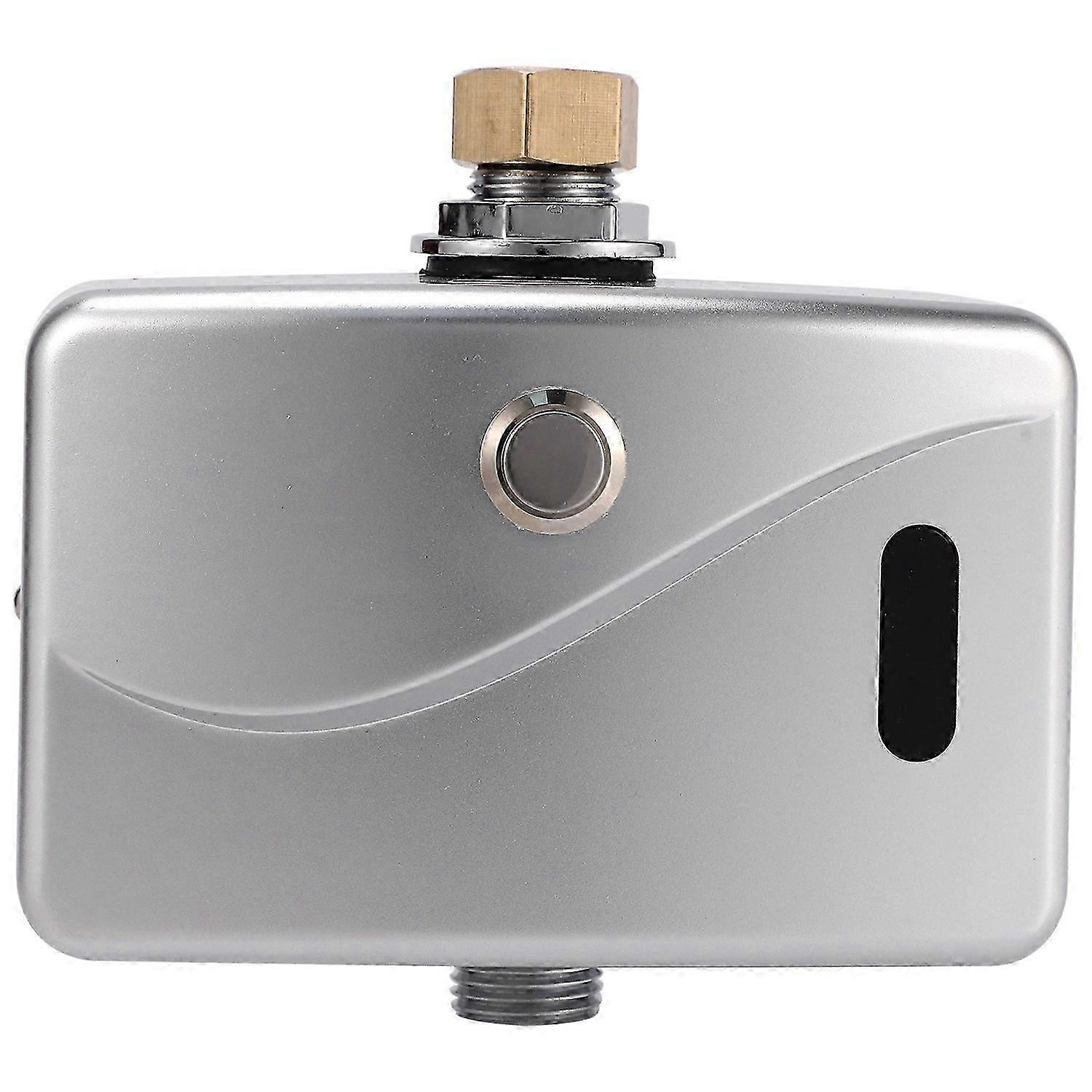 Automatic Electric Urinal Flush Valve Sensor&Manual 2 Function Exposed Wall Mount DC6V Urine Flushing