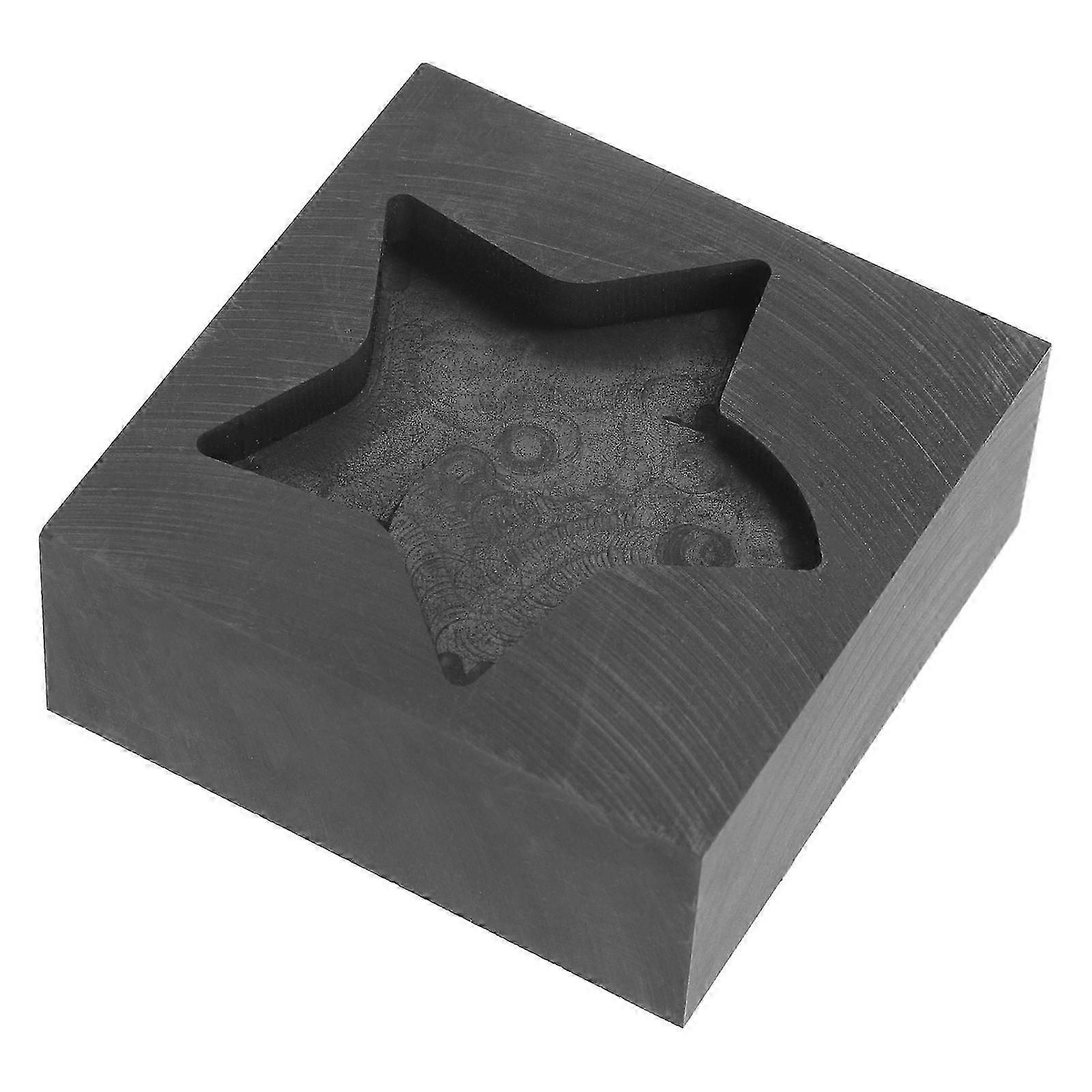 Multi-Use Graphite Mold for Metal Melting and Casting 4Pcs