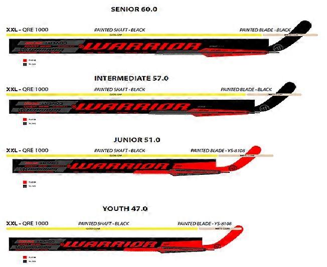 Warrior QRE 1000 Stick Junior Flex 40