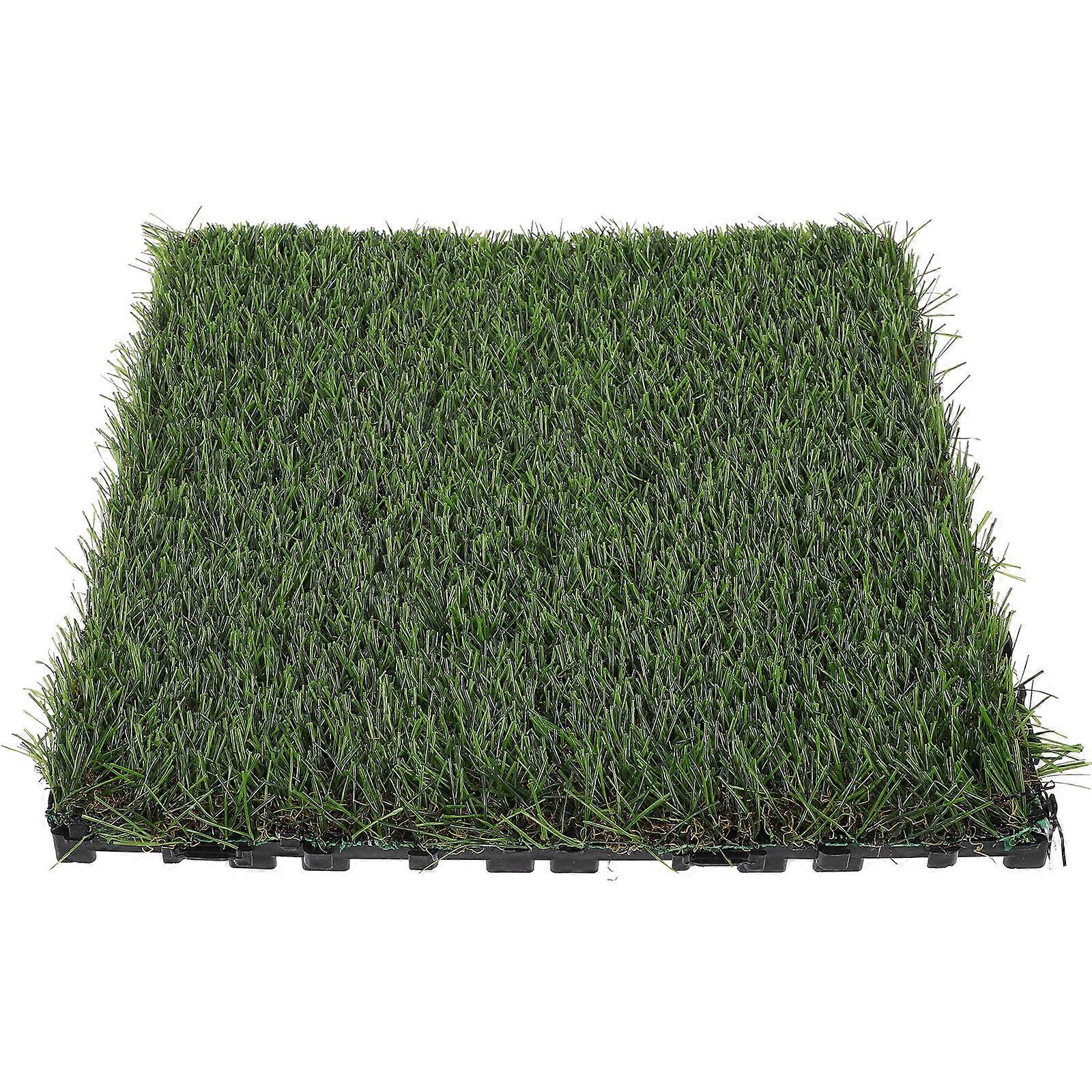 Interlocking Decking Grass Interlocking Grass Deck Tile Outdoor Tile for Patio Balcony Decor