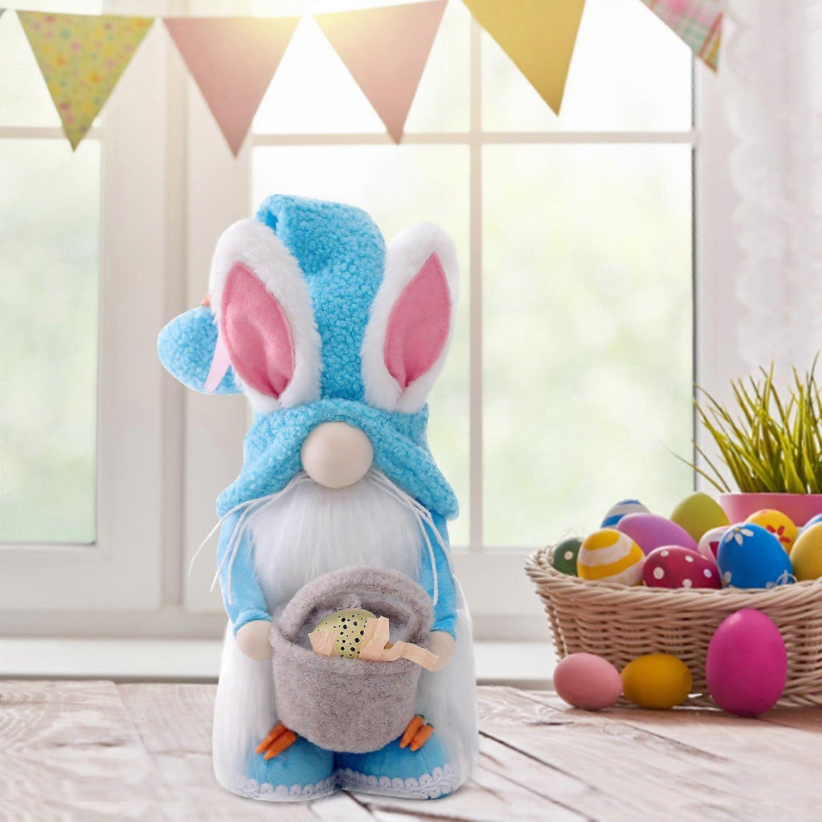 home decor easter bunny ornament spring easter table easter gifts home & garden