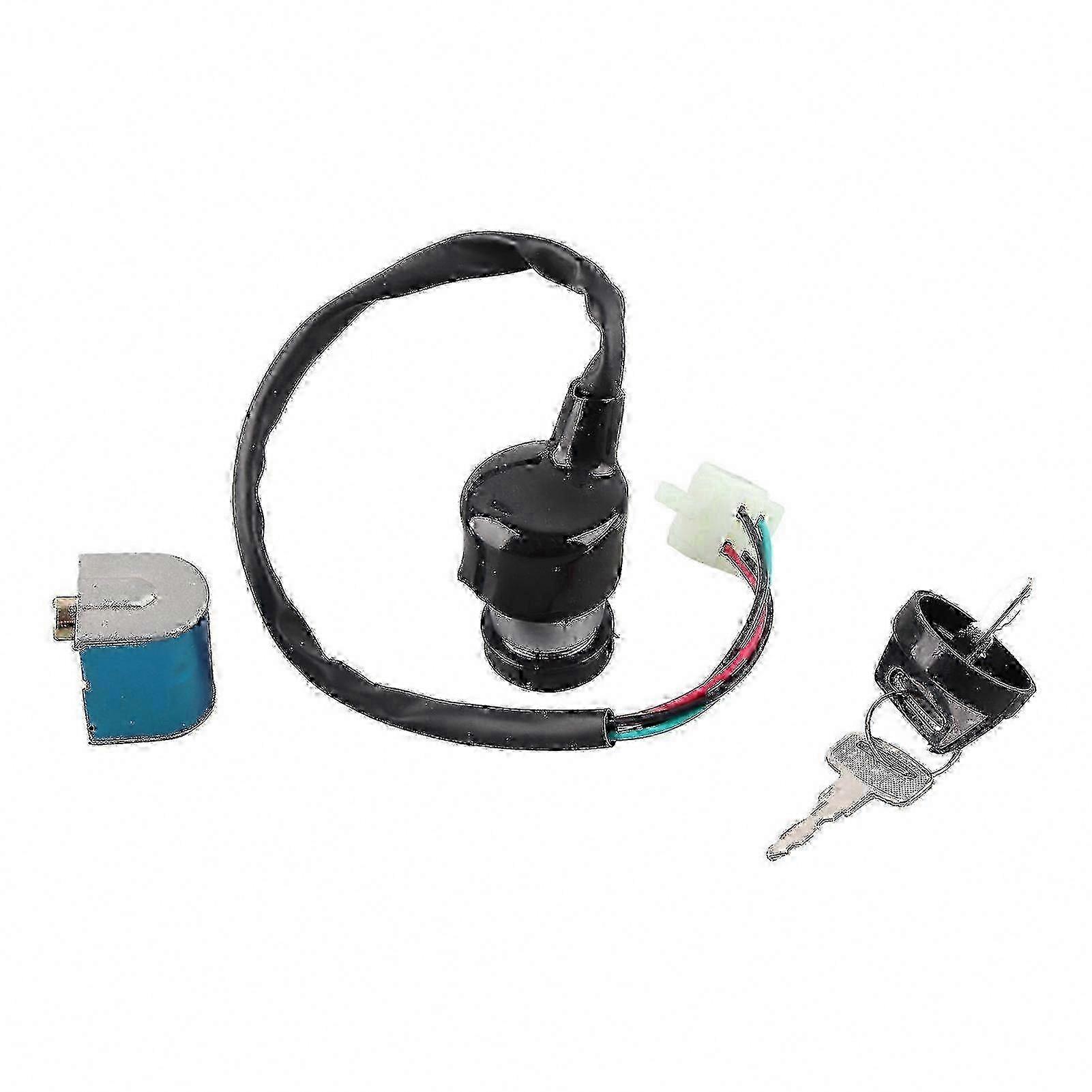 Motorcycle Ignition Switch Lock with Keys Compatible with CF188 CF500 CF600