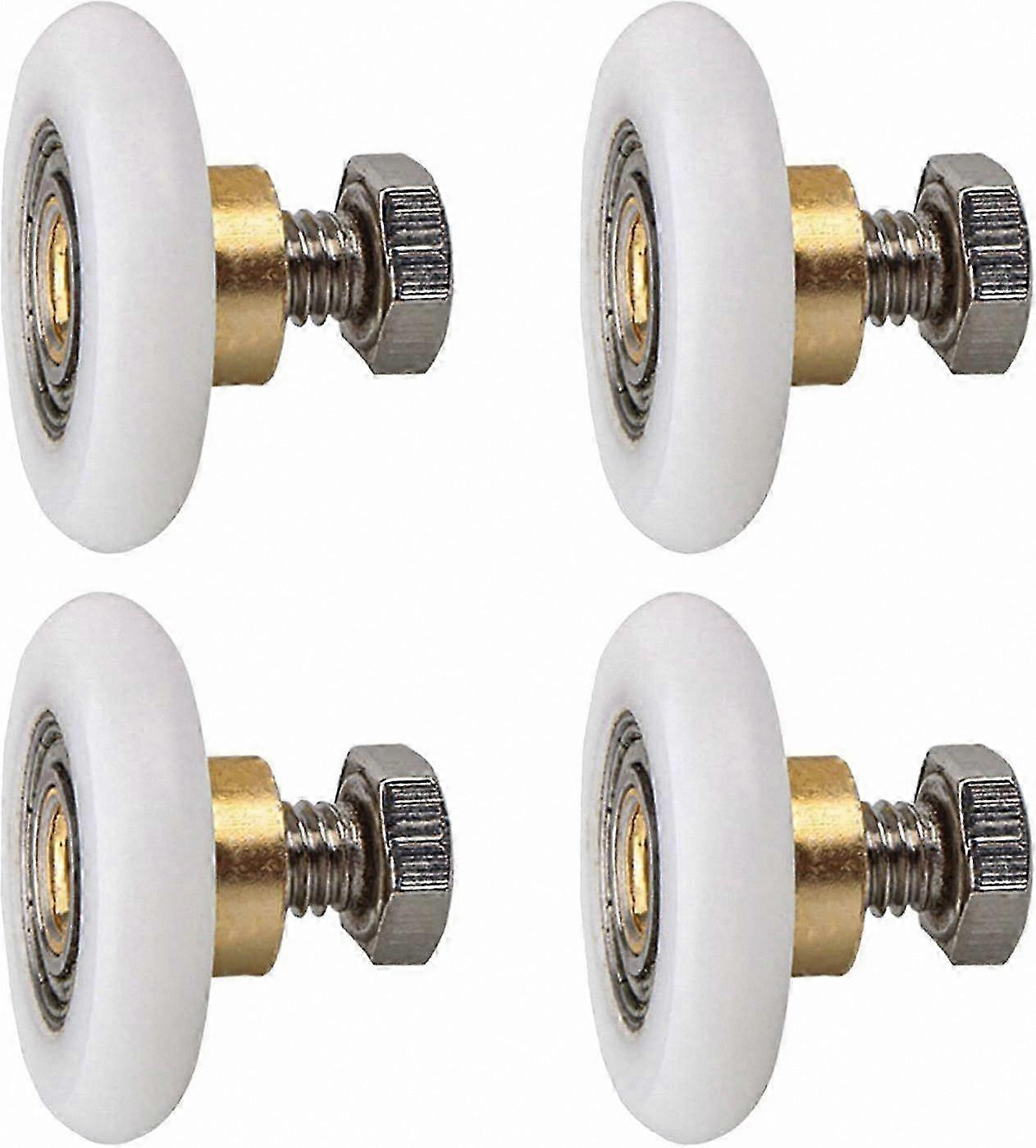 Shower Door Replacement Roller Wheel 27mm, 4-Pack Sliding Door Rollers