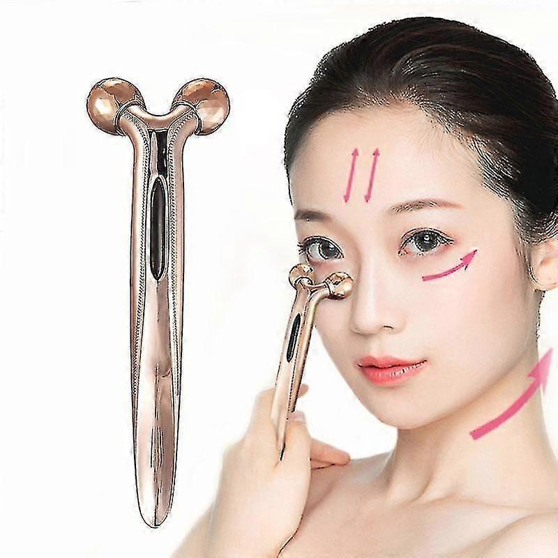 3d Roller Micro Current Beauty Massager(silver) 831.