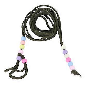 Reptile Traction Leash Safe Adjustable Beads Design Small Animal Traction Rope compatible with Lizard Guinea Pig Hamster OD Green