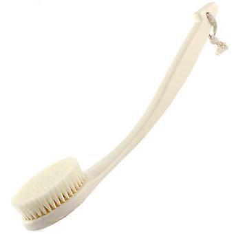 Back Scrubber with Long Handle for Shower, Soft Exfoliating Body Brush for Gentle Dual Action Cleansing