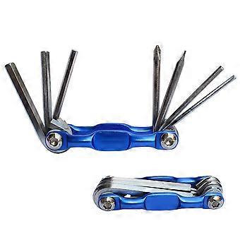 Red Repair Tool 7 in 1 Mechanic Kit Multi-Function Hand Tools for Bikes