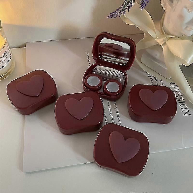 Three dimensional love Eye Lens Case