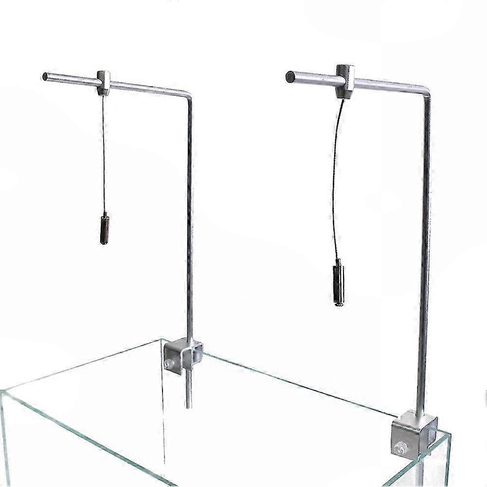 Adjustable Aquarium Mounting Bracket Universal Fish Tank LED Light Stand & Hanging Kit