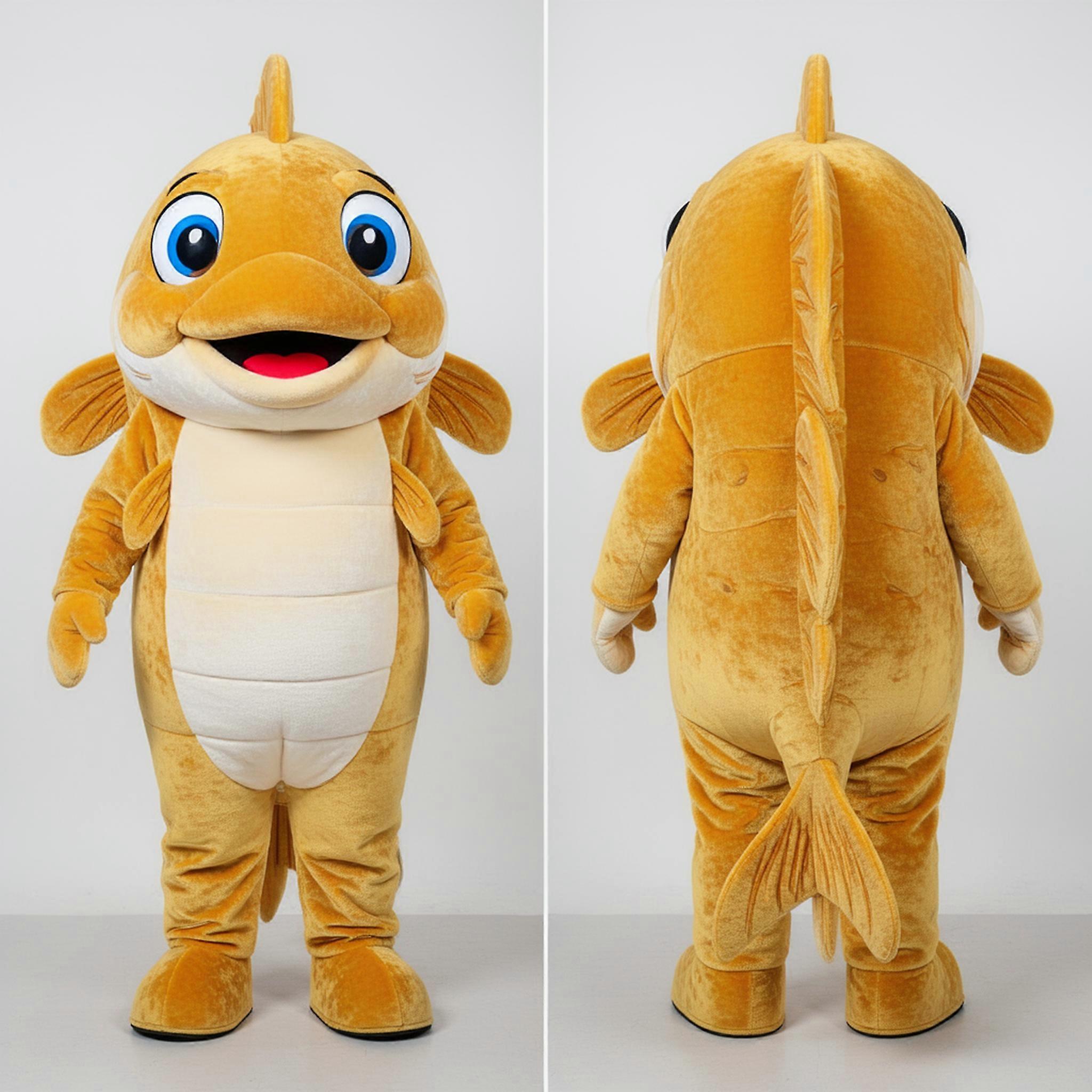 MASTICOT Golden Playful Cod Mascot