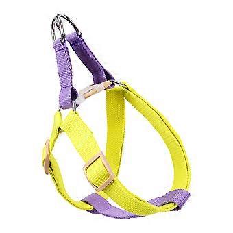 Dog Harness Pet Chest Strap for Easy Adjustment 2Pcs Purple Vest