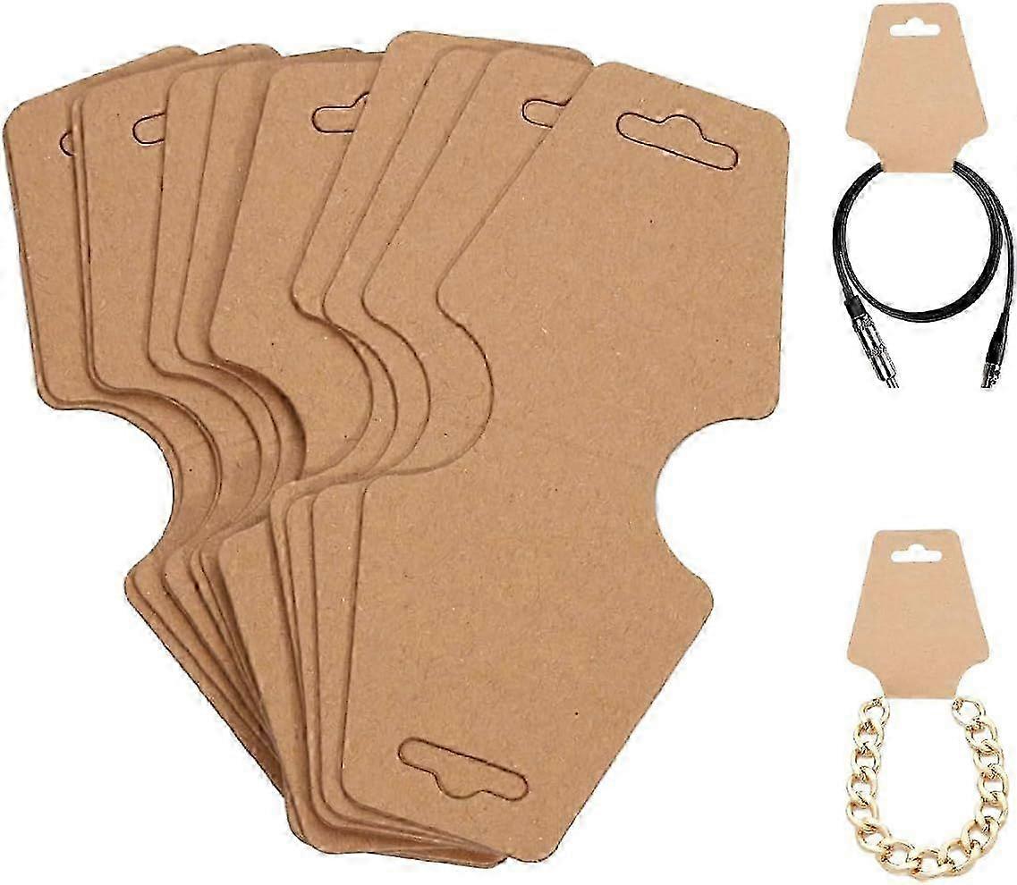 100pc Kraft Display Cards