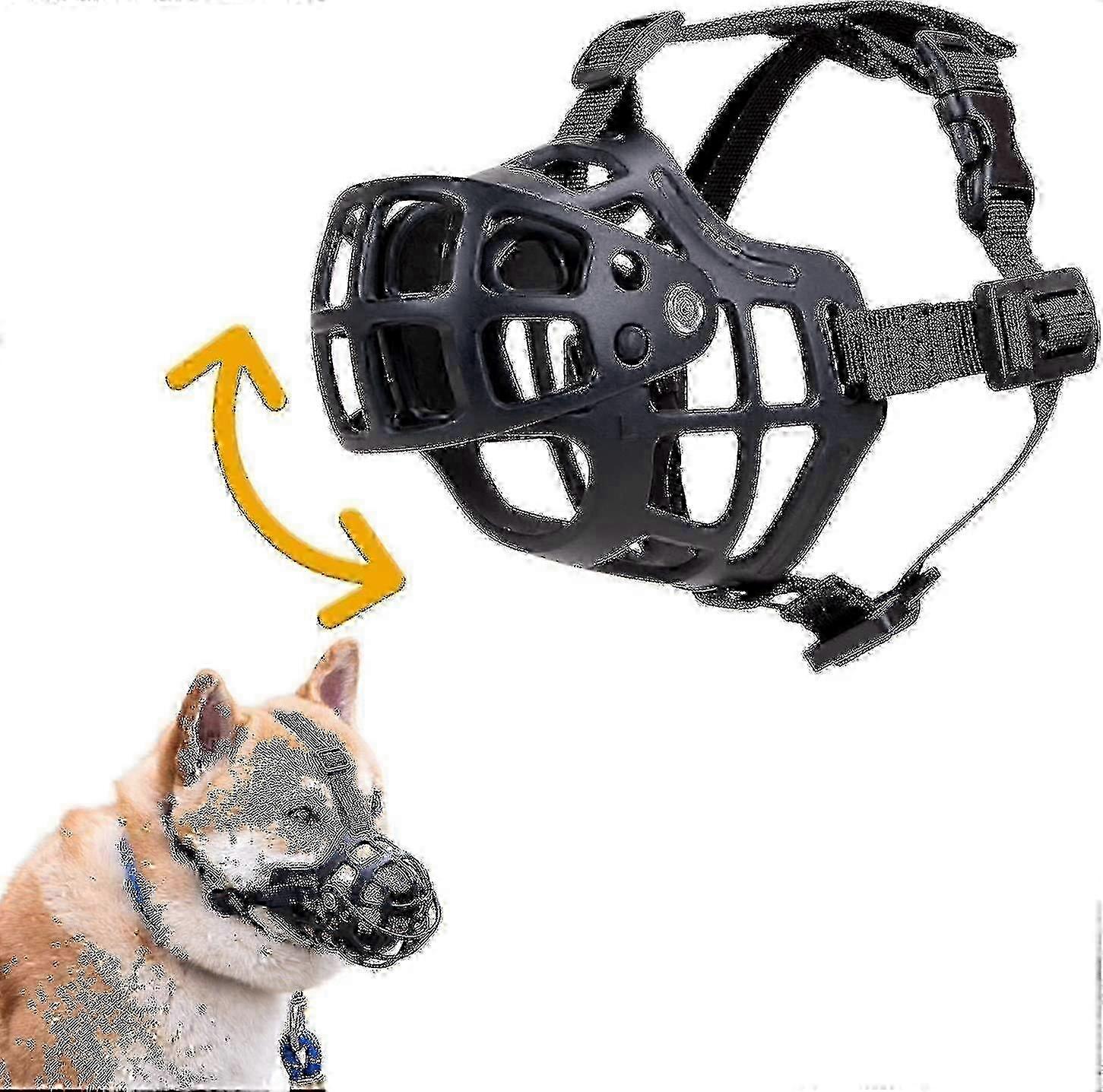 Anti Biting Adjustable Basket Muzzle