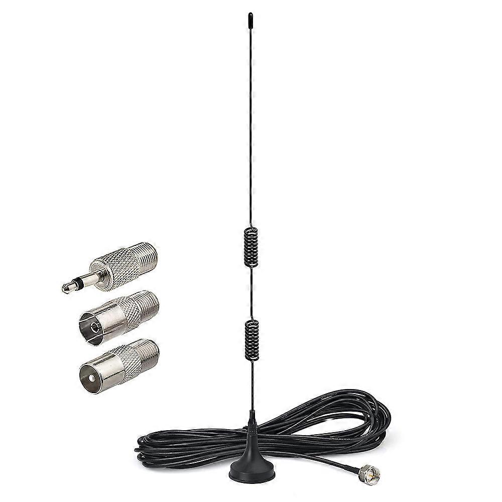 Universal FM Antenna Magnetic Base Coaxial Cable
