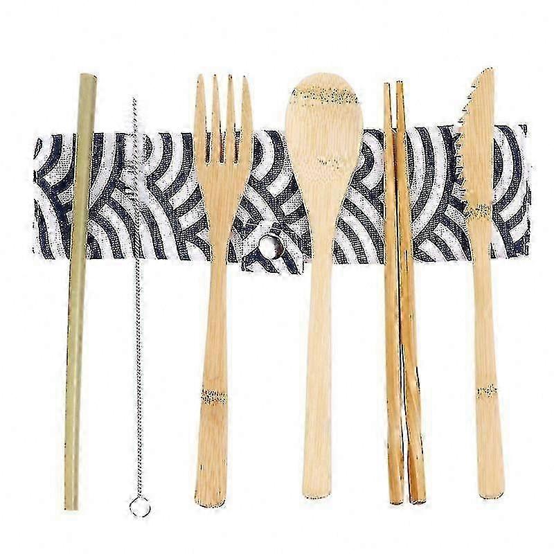 Tableware Set, 1-Set Bamboo Household Dining Collection