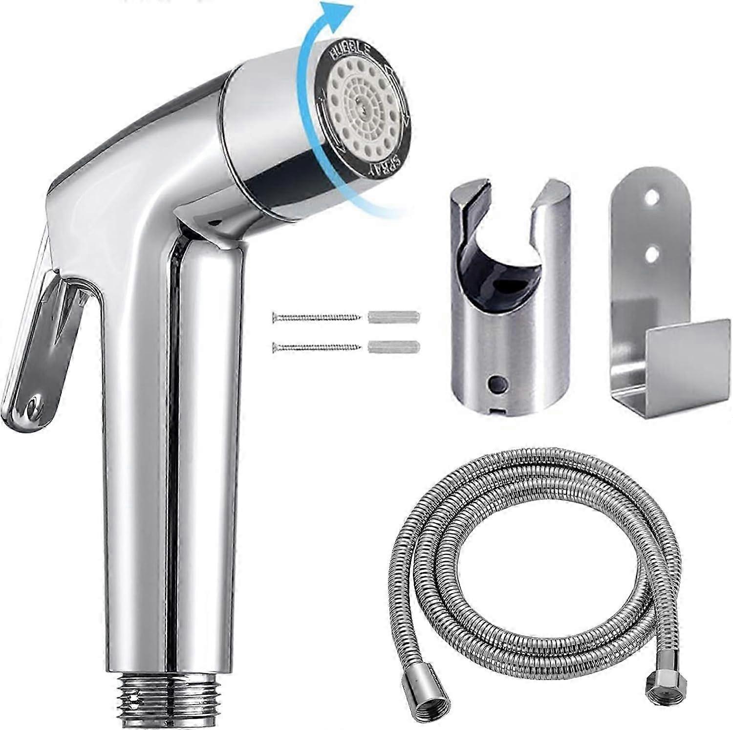 Rotating-Head Handheld Bidet Sprayer Set