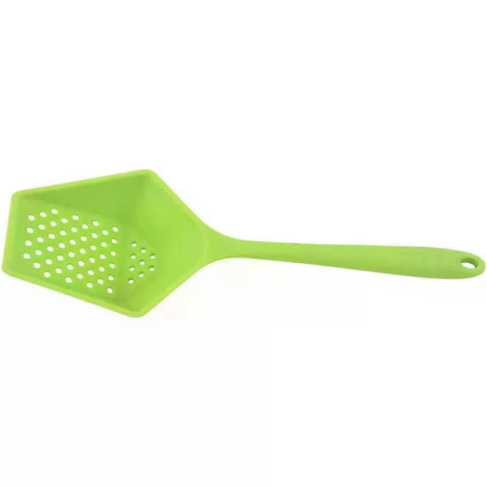 Strainer Spoon with Heat Resistant Handle for Ice Cubes
