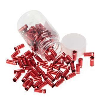100pcs remkabel eindkap 4mm / 5mm fiets shifter kabel behuizing ferrules