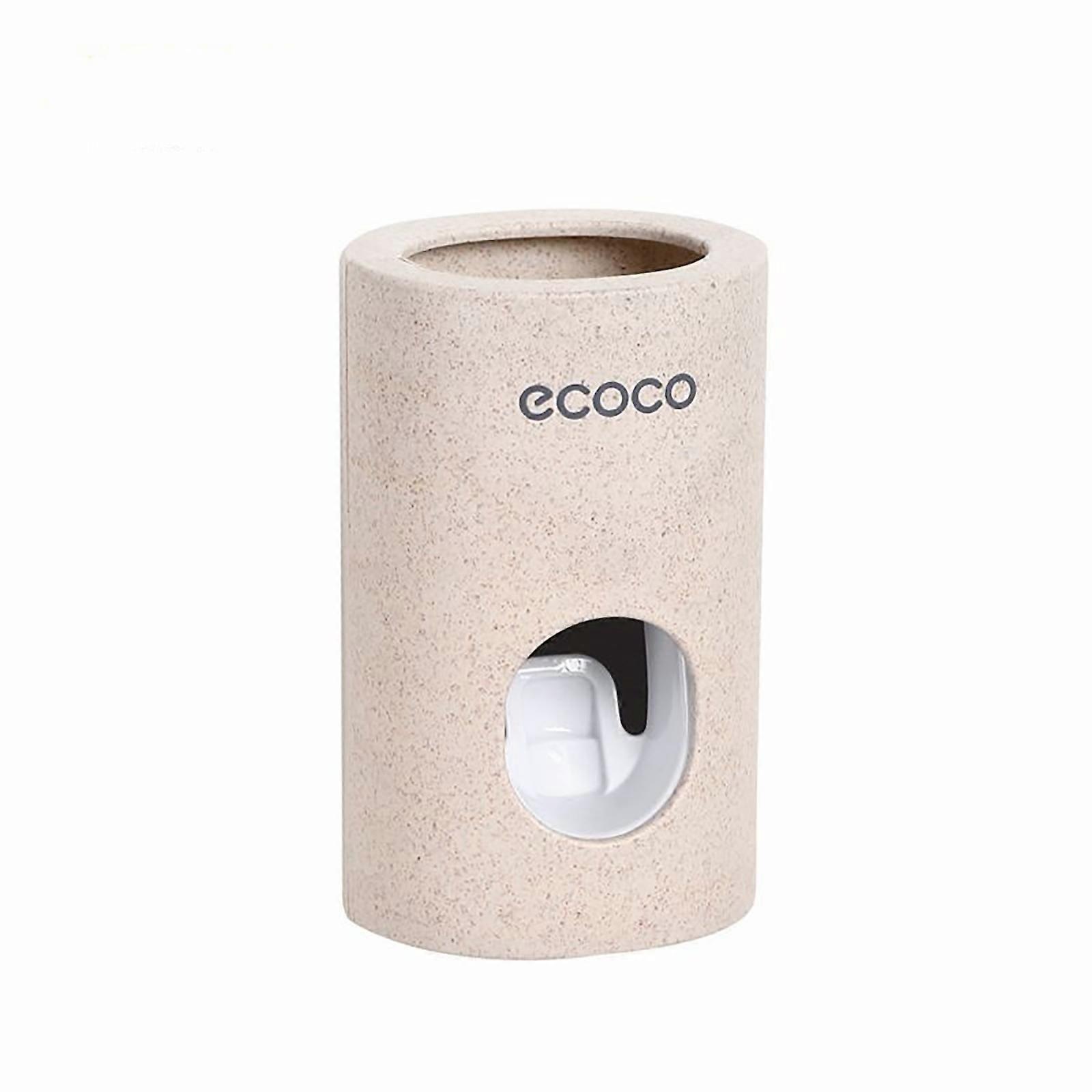Automatic Toothpaste Dispenser Dust-proof Toothbrush Holder Wall Mount Stand Toothpaste Squeezer Bathroom Accessories Set