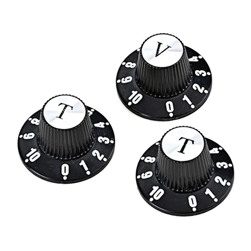 3Pcs Guitar Speed Volume Tone Control Knobs Guitar Potentiometer Control Knobs