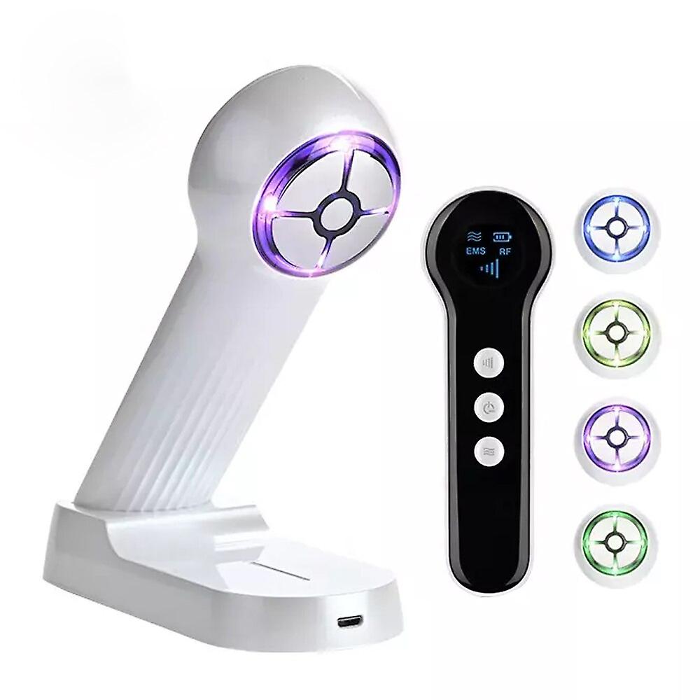 アンチリンクルフェイスマッサージャーマイクロカレントフェイシャルデバイス超音波無線周波数ビューティーマシン光線療法フェイシャルケアツール