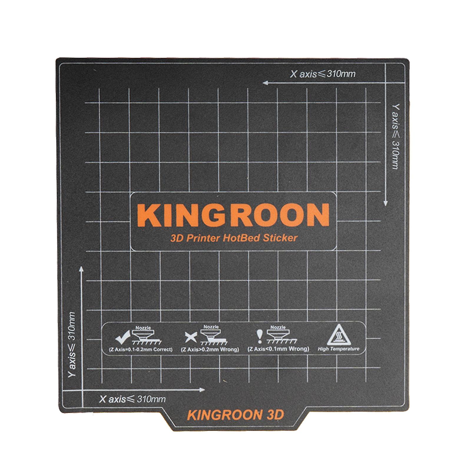 Isı Yatağı Etiketi Manyetik Taban 3D Yazıcı için Esnek Plaka 180/310/235 mm
