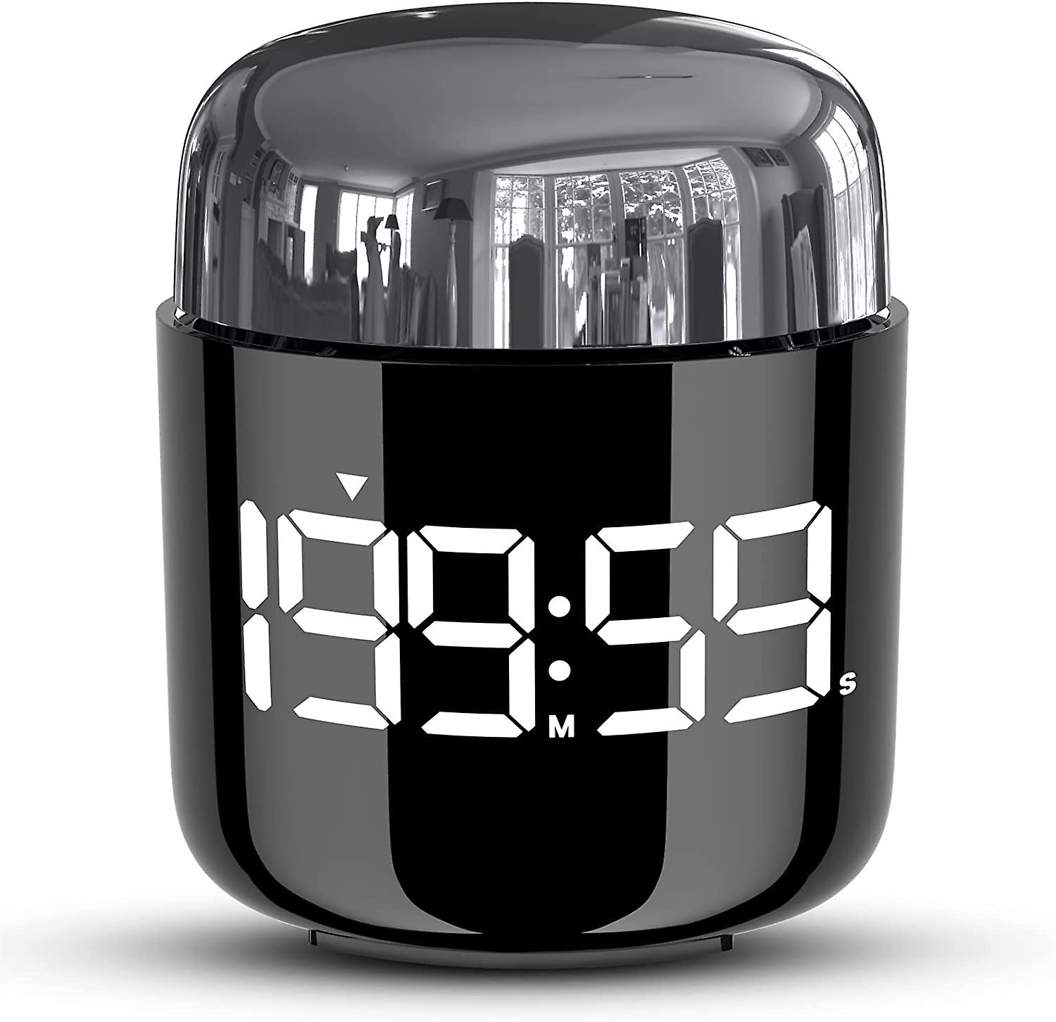 Digital Kitchen Timer, Round Bottle Shape Kitchen Timer with Full Screen LED 75*75*90mm