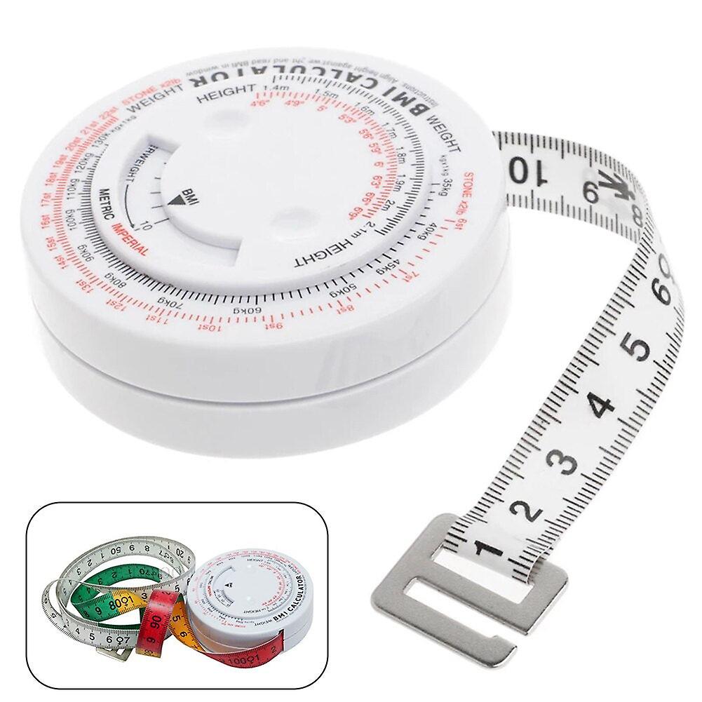 Tape Measure Bmi Body Mass Index Push-button Retractable Locking Tape 150cm Calculator Diet Easy By Yourself Measures Tools