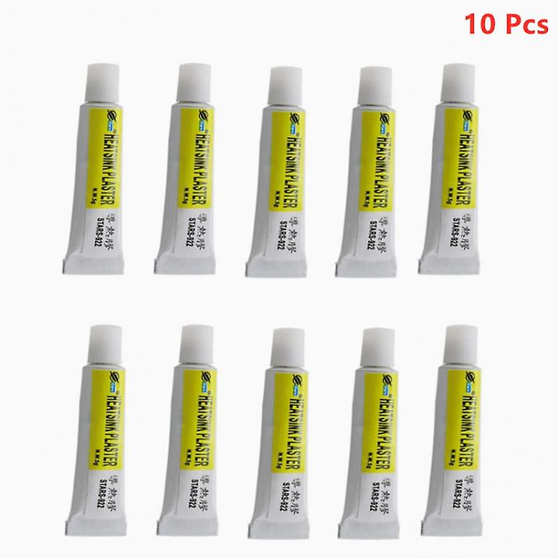 10Pcsx5g Conductive Heatsink Plaster Adhesive Glue Viscous Thermal Pads Adhesive Glue For